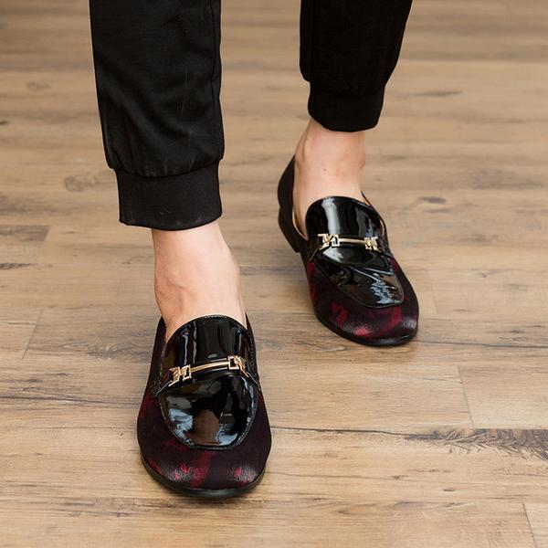 Elegant Top Glossy With Soft Patent Leather Men Loafer Shoes