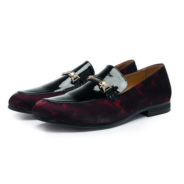 Elegant Top Glossy With Soft Patent Leather Men Loafer Shoes