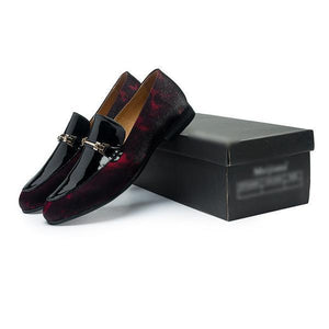 Elegant Top Glossy With Soft Patent Leather Men Loafer Shoes