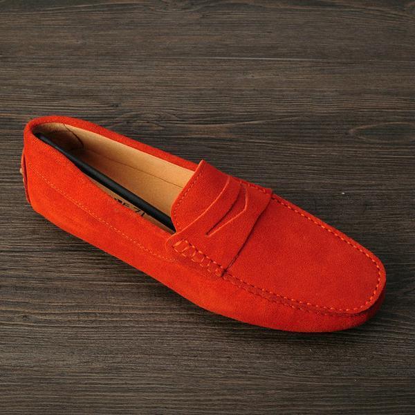 Men Nubuck Loafers Shoes Moccasins