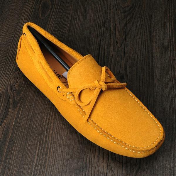 Men Nubuck Loafers Shoes Moccasins