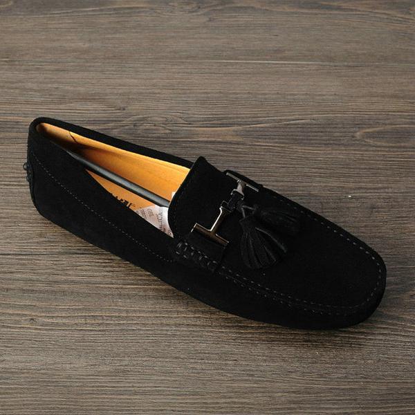 Men Nubuck Loafers Shoes Moccasins