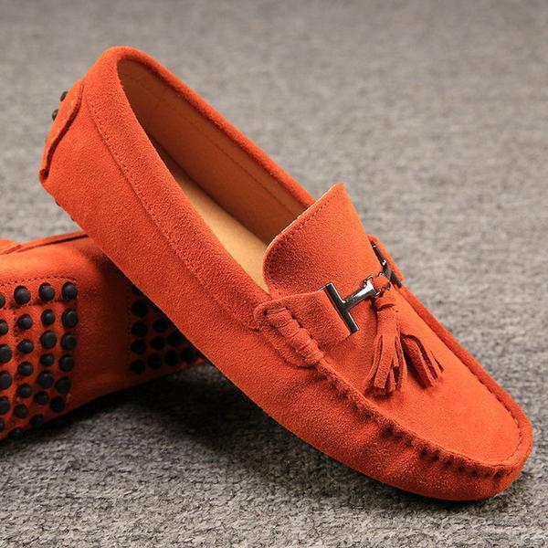 Men Nubuck Loafers Shoes Moccasins