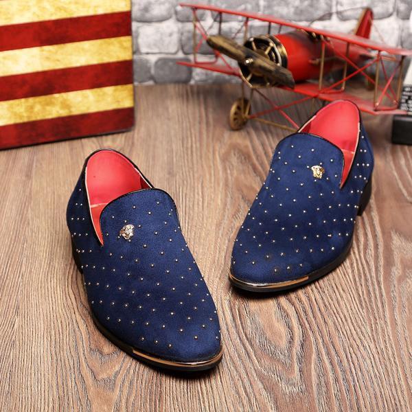 Pinned Men Leather Shoes