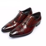 Pointed Toe Gentleman Style Men Oxford Shoes