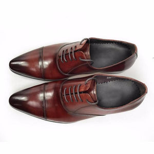 Pointed Toe Gentleman Style Men Oxford Shoes